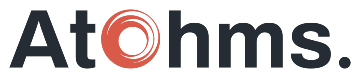 Logotipo Atohms ebikes positivo