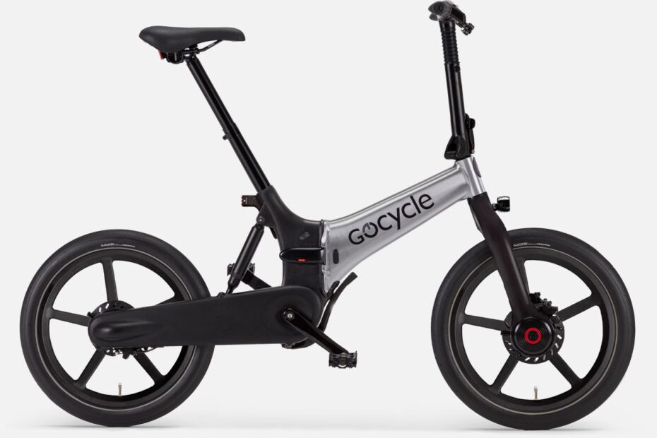 Bicicleta Gocycle G4i+ en un entorno moderno.