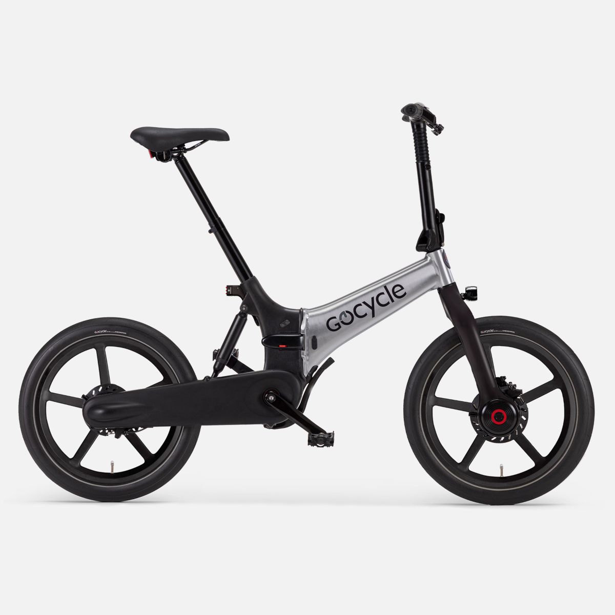 Bicicleta Gocycle G4i+ en un entorno moderno.