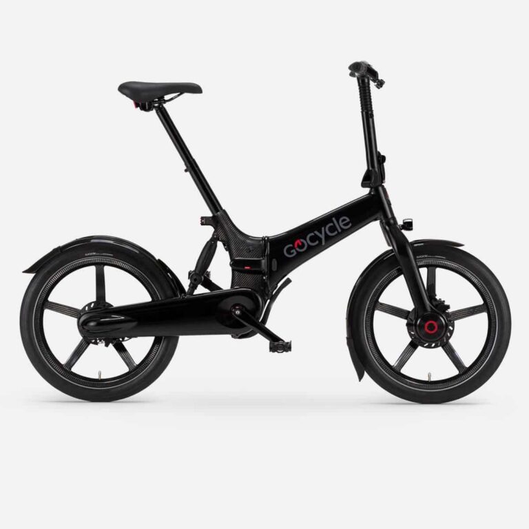 Bicicleta eléctrica Gocycle G4i+ en un entorno urbano
